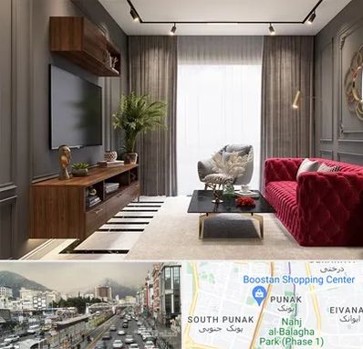 دکوراسیون داخلی در پونک 