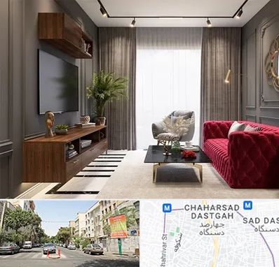 دکوراسیون داخلی در چهارصد دستگاه 