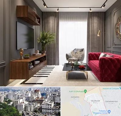 دکوراسیون داخلی در ولنجک 