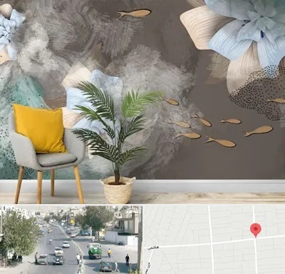 فروشگاه کاغذ دیواری در هاشمی