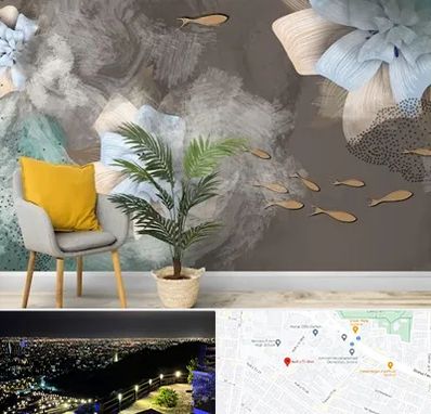 فروشگاه کاغذ دیواری در هفت تیر مشهد 