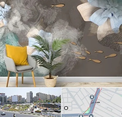 فروشگاه کاغذ دیواری در هفت تیر
