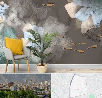 فروشگاه کاغذ دیواری در جمشیدیه