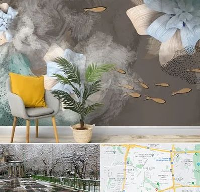 فروشگاه کاغذ دیواری در باغ فیض 