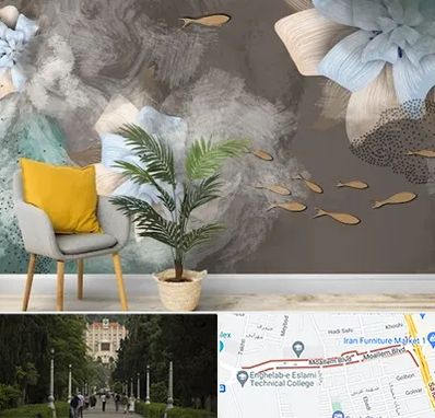 فروشگاه کاغذ دیواری در بلوار معلم رشت 