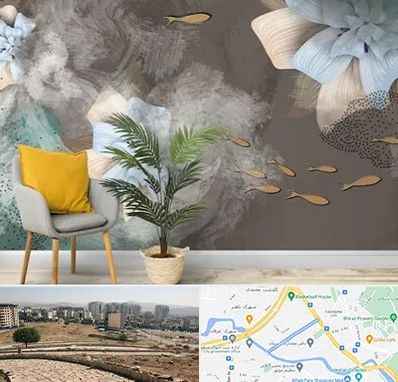 فروشگاه کاغذ دیواری در کوی وحدت شیراز 