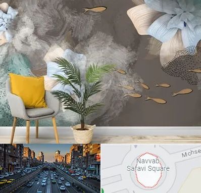 فروشگاه کاغذ دیواری در نواب 