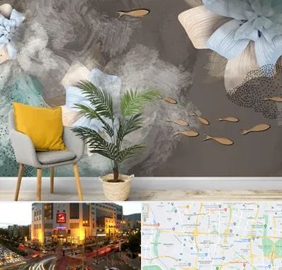 فروشگاه کاغذ دیواری در جنت آباد تهران 