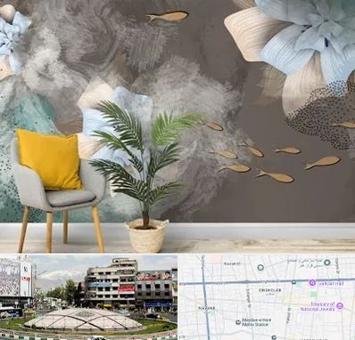 فروشگاه کاغذ دیواری در مرکز تهران