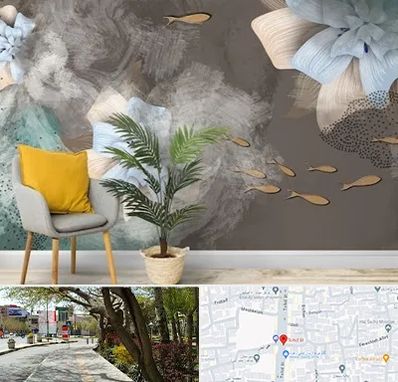 فروشگاه کاغذ دیواری در خیابان توحید اصفهان 