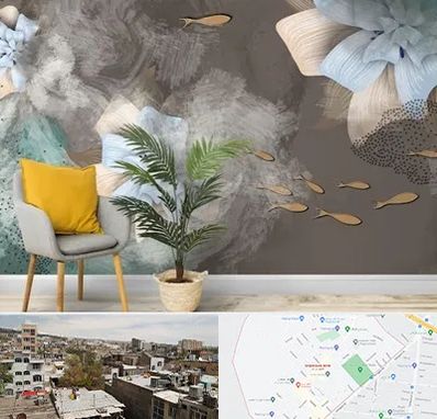 فروشگاه کاغذ دیواری در شمیران نو 