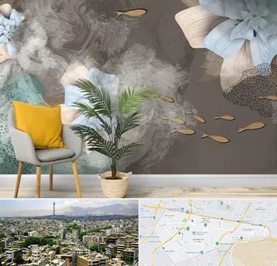 فروشگاه کاغذ دیواری در منطقه 8 تهران 