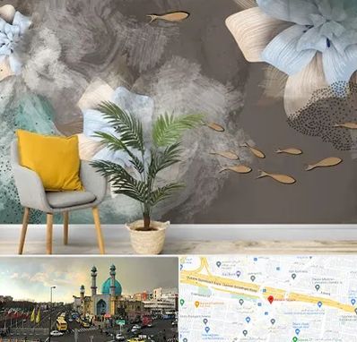 فروشگاه کاغذ دیواری در رسالت 