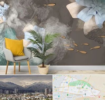 فروشگاه کاغذ دیواری در منطقه 4 تهران 