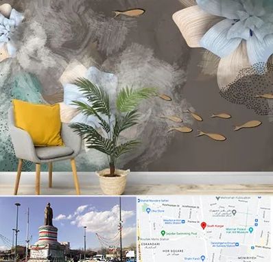 فروشگاه کاغذ دیواری در کارگر جنوبی 