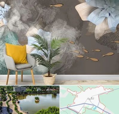 فروشگاه کاغذ دیواری در لنگرود