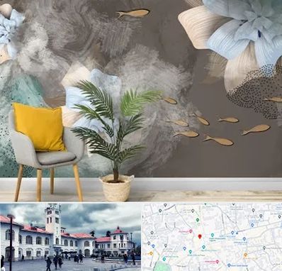 فروشگاه کاغذ دیواری در میدان شهرداری رشت 