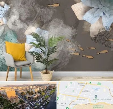 فروشگاه کاغذ دیواری در تهرانپارس 