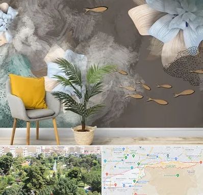 فروشگاه کاغذ دیواری در منطقه 13 تهران 