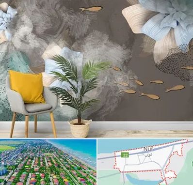 فروشگاه کاغذ دیواری در نور