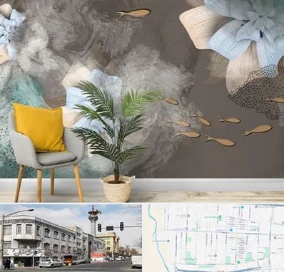 فروشگاه کاغذ دیواری در 17شهریور