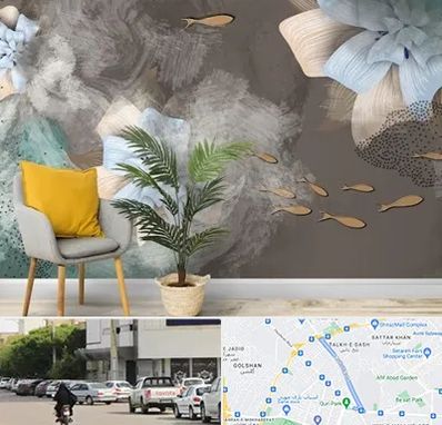 فروشگاه کاغذ دیواری در قدوسی شرقی شیراز 