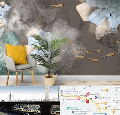 فروشگاه کاغذ دیواری در پارک وی 