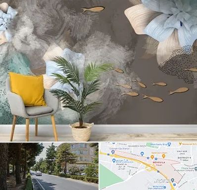 فروشگاه کاغذ دیواری در مهرویلا کرج 