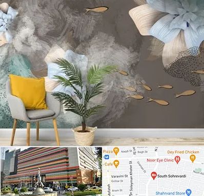 فروشگاه کاغذ دیواری در سهروردی 