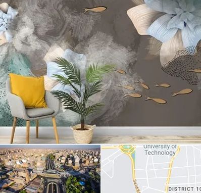 فروشگاه کاغذ دیواری در استاد معین 