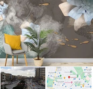 فروشگاه کاغذ دیواری در بلوار فردوسی مشهد 