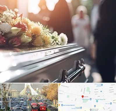 تشریفات مجالس ختم در خیابان آزادی 