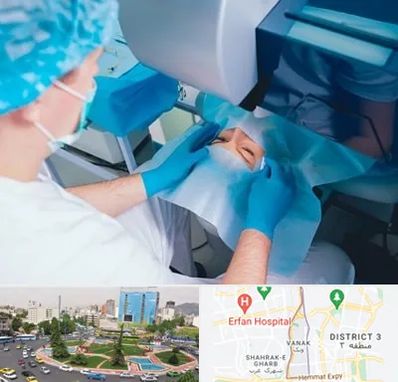 دکتر عمل لازک چشم در ونک تهران