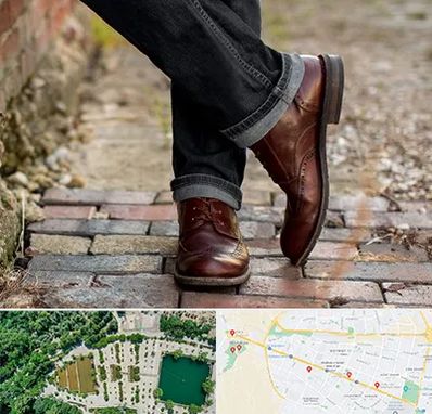 کفش چرم مردانه در وکیل آباد مشهد 