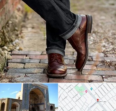 کفش چرم مردانه در مصلی مشهد