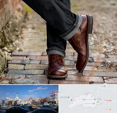 کفش چرم مردانه در ماهدشت کرج 