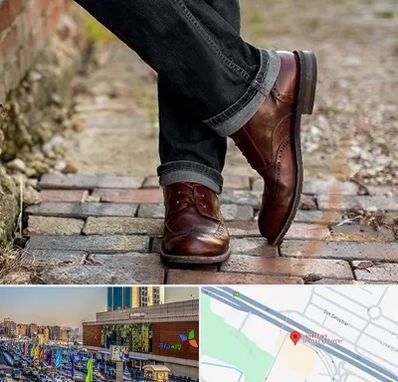 کفش چرم مردانه در لاله پارک تبریز