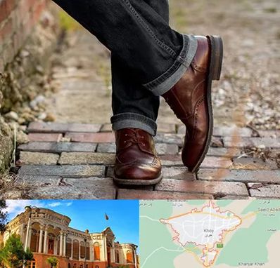 کفش چرم مردانه در خوی