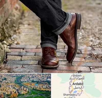 کفش چرم مردانه در اردبیل