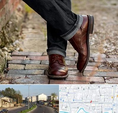 کفش چرم مردانه در ضیابری رشت 