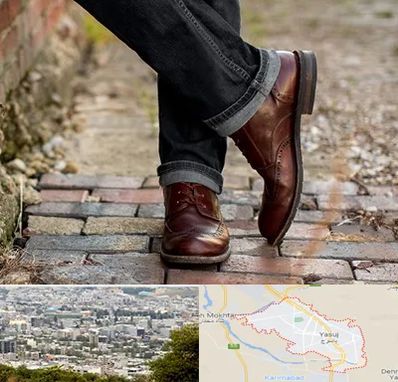 کفش چرم مردانه در یاسوج
