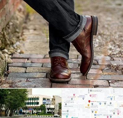 کفش چرم مردانه در طالقانی 