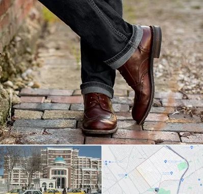 کفش چرم مردانه در طلاب مشهد