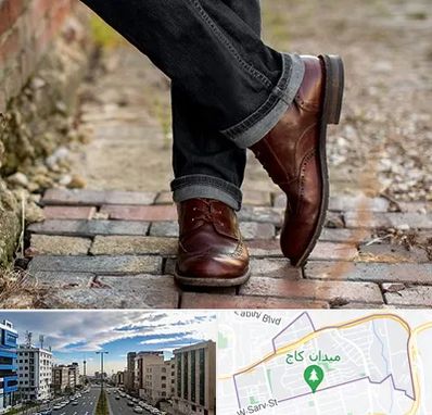 کفش چرم مردانه در سعادت آباد 