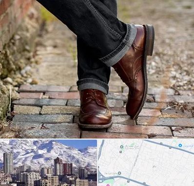 کفش چرم مردانه در ازگل