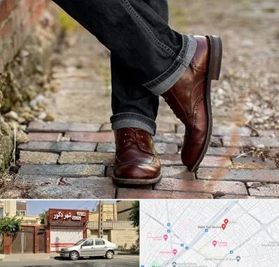 کفش چرم مردانه در باجک قم