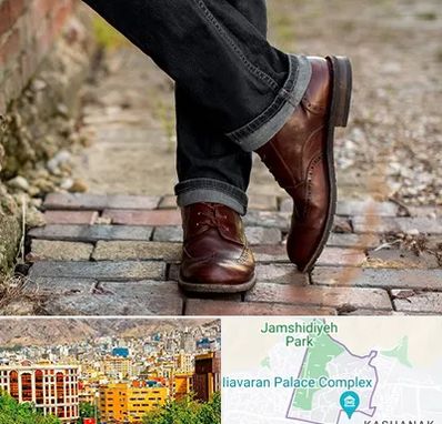 کفش چرم مردانه در نیاوران 