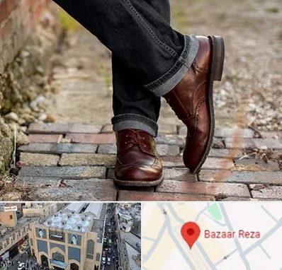 کفش چرم مردانه در بازار رضا مشهد