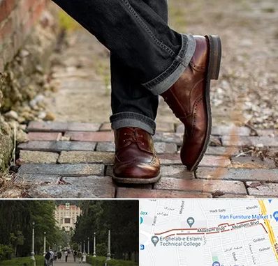 کفش چرم مردانه در بلوار معلم رشت 