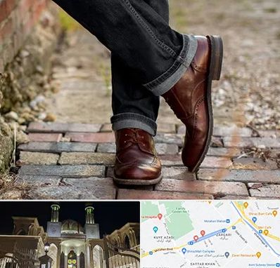 کفش چرم مردانه در زرگری شیراز 